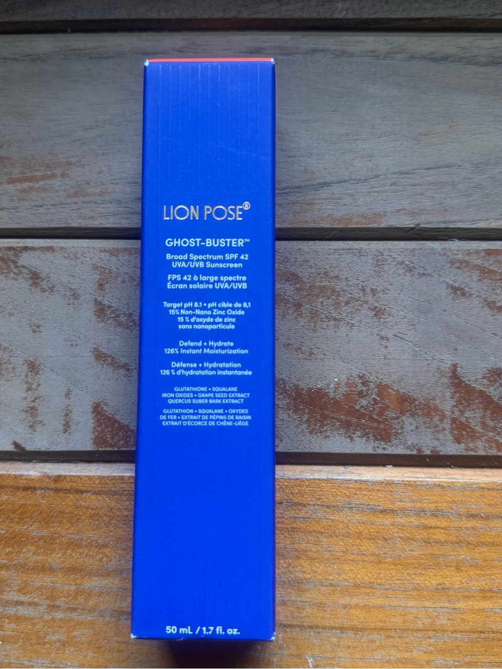 NIB* LION POSE GHOST BUSTER SPF 42 UBA/UVB 50ml.